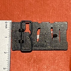 Vintage ROYP Dale Name Belt Buckle Brass Tone Block Letter Western Accessory B21