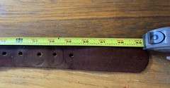 Budweiser Vintage Leather Belt Rodeo Cowboy Country Men’s Belt Western Buckle