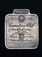 C.C. Canadian Club Whiskey Belt Buckle From Bergamot Brass Works 1975 – Preowned