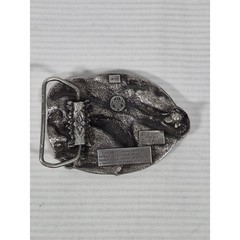 1985 Siskiyou Pewter & Enamel Belt Buckle « I&rsquo;d Rather Be Fishing » Trout M-30