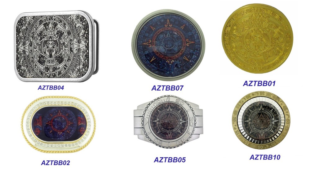 Aztec Calendar Belt Buckle Mayan NATIVE AMERICAN indigenous peoples day Costumes