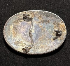 Montana Silversmiths Coin Belt Buckle 1942 Walking Liberty Half Dollar -Item#283