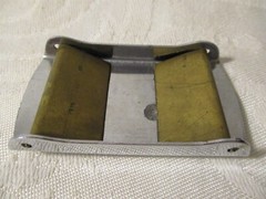 USS. COMPTON DD-705 METAL & BRASS NAVAL BELT BUCKLE
