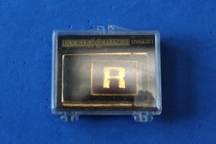 Buckle X-Change X Change Exchange Belt Buckle Insert Initial Letter R Buxton Co