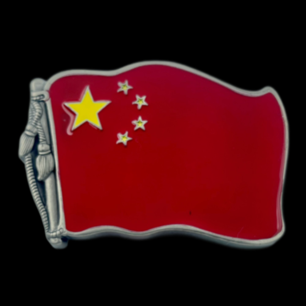 China Chinese Socialist Communist Flags Belt Buckle Buckles