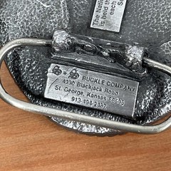 Walnut Valley Bluegrass Festival 1995 Belt Buckle RARE Winfield Kansas 89/200