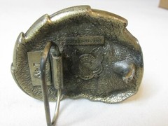 Vintage Hawaii Belt Buckle * Brass * The Great American Buckle Co. *