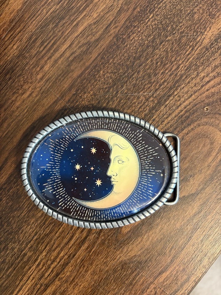 Celestial, Sun, Moon n Stars Belt Buckle Very Cool!
