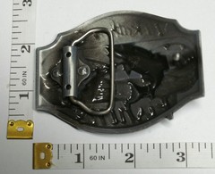 I&rsquo;d Rather Be Fishing Belt Buckle Fisherman Fish Fishing Pole Rod SN996