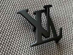 Louis Vuitton 40mm LV Black Matte Belt Buckle