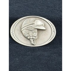 1999 Indy 500 Limited Edition Belt Buckle 226/500 Pewter Vintage Helmet Goggles