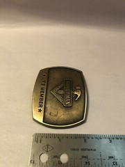 Handyman Club Of America Life Member Belt Buckle Retro