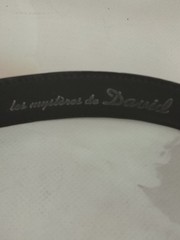 Sterling Silver les mystères de david belt buckle.