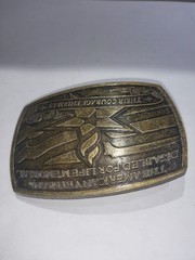 The American Veterans Disabled for Life Memorial Belt Buckle 2007 No. 0369