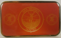 New & Sealed – Vintage NRA National Rifle Association Member Hunter Belt Buckle