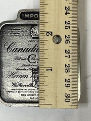 C.C. Canadian Club Whiskey Belt Buckle From Bergamot Brass Works 1975