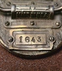 VINTAGE 1643 Brass Deer Buckle- THE GREAT AMERICAN BUCKLE CO- copyright 1986