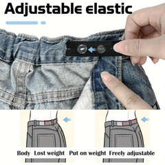 2pcs Invisible Belt Tightener Seamless Pants Waist Adjuster
