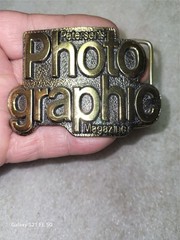 Nice Petersen&rsquo;s Photo Graphic Magazine Belt Buckle