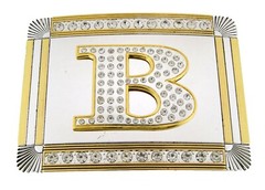 Initial Letter New Men Women A B C D G J R S T Western Cowboy Bling Belt Buckles