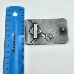 Rectangular Silver Color Craft Project Belt Buckle Make your own DIY Design!
