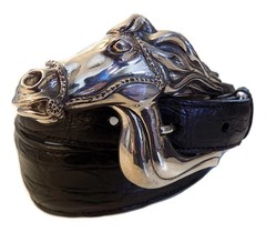 AB STEEL by AL BERES BUCKLES! #ST105 1 PIECE ARABIAN HORSE BUCKLE ONLY! NO BELT!