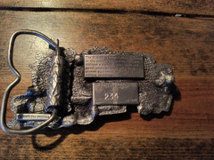 Locomotive Train Belt Buckle Engine Railroad RR American Buckle Limit Ed. /500