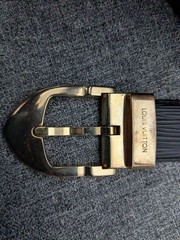Louis Vuitton Pre-Owned Epi Santulle Belt Black Gold