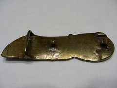 Seagull Themed – Vintage – 2 Piece Brass – 7/8&Prime; x 6 1/2&Prime; Skinny Belt Buckle!