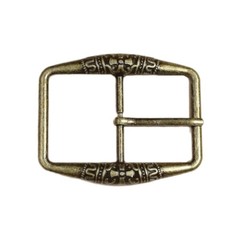 Western Relief Pattern Metal Belt Buckle Teenager Rock Fashion Belt Buckle