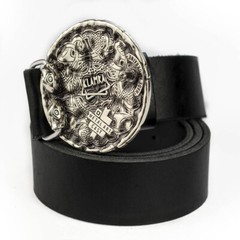 German silver belt buckle Vegvisir, Viking compass buckle, Scandinavian buckle