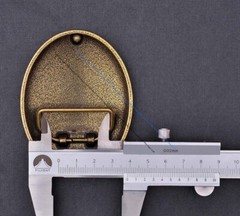 Western Flower Heavy Antique Brass Huge Leathercraft Belt Buckle Fit 39mm Strap