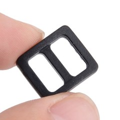 Schoolbag Webbing Plastic Adjustable Buckle 10mm Strap Width 10pcs
