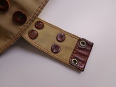 VTG RARE HUGO BOSS LEATHER NATIVE AMERICAN INDIAN CHIEF HEAD BELT BUCKLE 42,9&Prime;