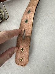 USA commerative 200th anniversary leather belt & buckle, Sz M 34-36, America!