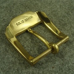 Solid Brass Mirror polish Tongue Pin Belt Buckle for 1.5“ width Belt Z260