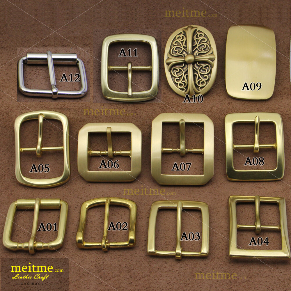 Heavy Duty Roller Belt buckle Solid Brass Single Prong Belt Buckle 1 1/2&Prime;38mm
