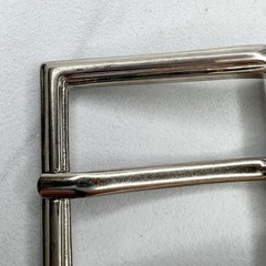 Silver Tone Simple Basic Belt Buckle