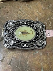 Scorpion Xmas WESTERN SILVER BELT ADJUSTABLE BUCKLE MEN WOMEN UNIQUE VALENTINE