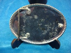 ALPACA – TWO MEXICO CRAFTED WESTERN STYLE BUCKLES – SCORPION & « MEXCIO »