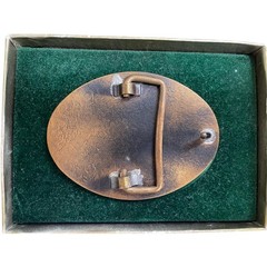 Vintage Leupold Sights Solid Brass Belt Buckle 34167 Original Box