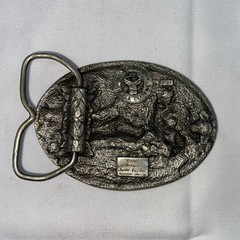 Elk Belt Buckle Siskiyou Buckle Co Williams Oregon 1983 Model Y-27
