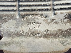 VTG Comstock German Silver Cowboy Rodeo Rider Western Mountain Ranch Belt Buckle
