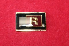 Buckle X-Change X Change Exchange Belt Buckle Insert Initial Letter R Buxton Co