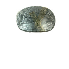 Award Design Medals Hesston NFR 1992 Commemorative Belt Buckle New
