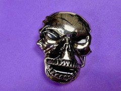 Creepy Skull Open Mouth Halloween 3D Gothic Punk Dimensional Belt Buckle