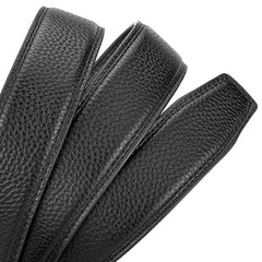 EVIRON Men&rsquo;s Leather Belt made of Top 36&Prime;-42&Prime; Waist Adjustable, Black Style 1