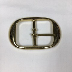 Vintage Replacement Belt Buckle Fits 1.5&Prime; Simple Basic Gold Toned Made in USA 7A