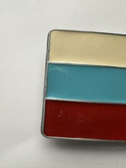 NEW RUSSIA FLAG COUNTRY PATRIOTIC RED BLUE WHITE SOVIET UNION BELT BUCKLE