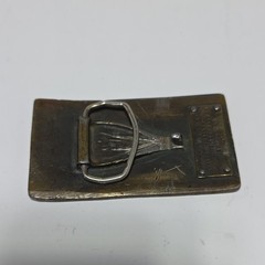 Winchester Western Belt Buckle Antique Finish Bronze Metal Fits 2 in Belt
